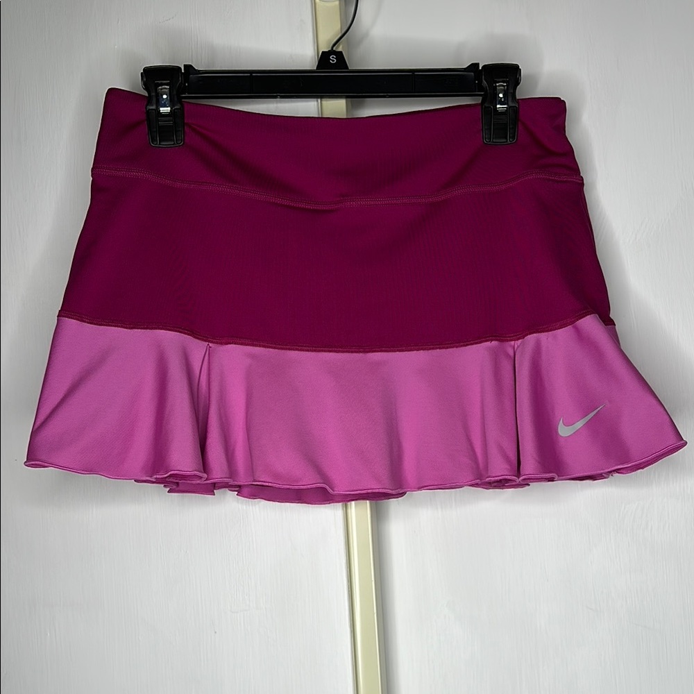 Nike Pink Skater Mini Skirt Athletic Ruffled